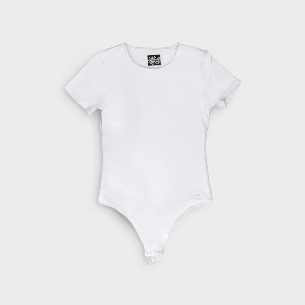 Santo Studio Moda Bodysuit in Sage in Small Athleisure Activewear Performance
